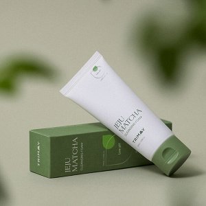 Trimay Jeju Matcha Low pH Cleansing Foam Слабокислотная пенка для умывания с зеленым чаем матча