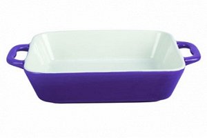 Форма Форма керам прям 25,5x17x5см фиолет TM Appetite
Источник тепла: Духовой шкаф, микроволновая печь