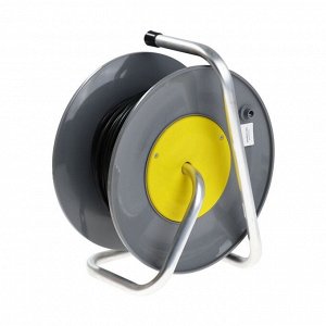 Удлинитель на катушке Luazon Lighting ECO, 4 розетки, 25 м, 10 А, ПВС 3х0.75 мм2, с заземлением, IP44