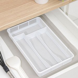 Лоток для столовых приборов Darel plastic, 34x21x5 см, пластик, белый