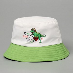 Панама детская Dino life style, белая, р-р 54