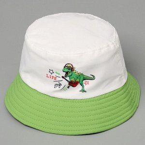 Панама детская Dino life style, белая, р-р 54