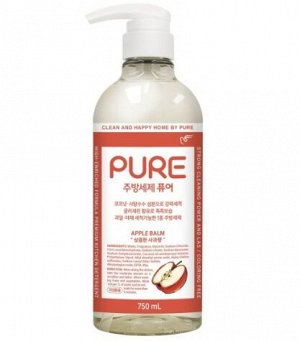 PIGEON Средство PURE APPLE BALM для мытья посуды «Яблоко» (концентрированное) 750 мл