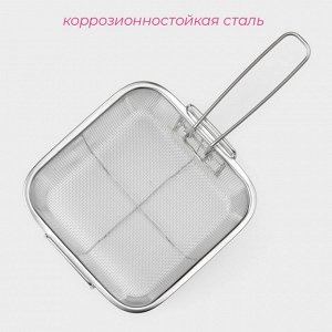 Фритюрница съёмная ручка Доляна, 20x20 см