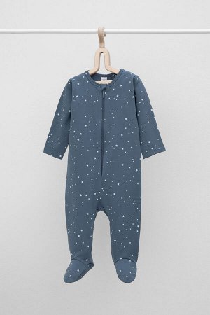 Комбинезон(Осень-Зима)+baby (винтажный синий, свет звезд)