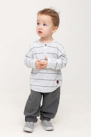 Брюки(Осень-Зима)+boys (тем.серый меланж к516)
