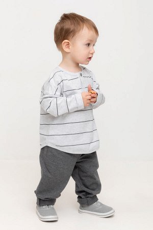 Брюки(Осень-Зима)+boys (тем.серый меланж к516)