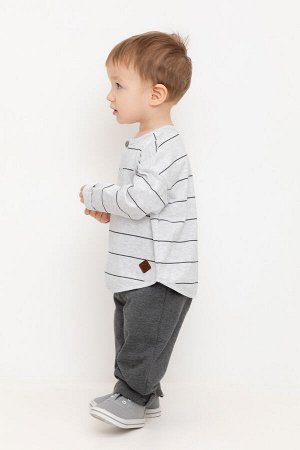 Брюки(Осень-Зима)+boys (тем.серый меланж к516)