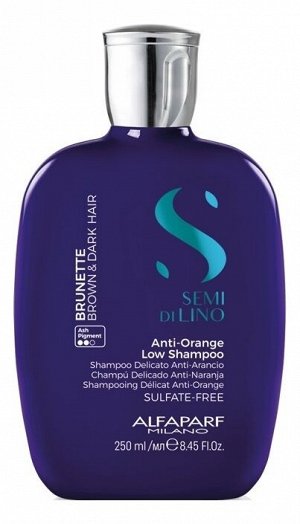 AlfaParf Шампунь для окрашенных волос тонирующий анти оранжевый Anti Orange Low 250 мл Альфапарф