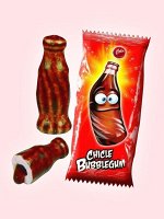 Жевательная резинка со вкусом колы Fini Cola Bottles / Жвачка Фини &quot;Кола&quot; в виде бутылочки колы с  начинкой внутри 6 гр