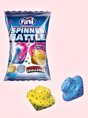 Жевательная резинка со вкусом бабл гам Fini Spinner Battle Жвачка Фини &quot;Спиннер баттл&quot; с начинкой внутри 5гр