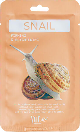 Маска для лица с фильтратом улиточного секрета YU.R ME Snail Sheet Mask