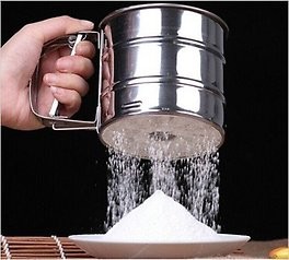 Сито кружка для муки Flour Sifter 12х13см,с механизмом просеивания.