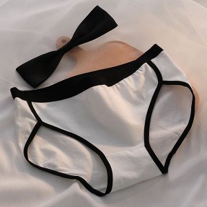 Трусы женские, повседневные, слипы, хлопковые, 1 шт.