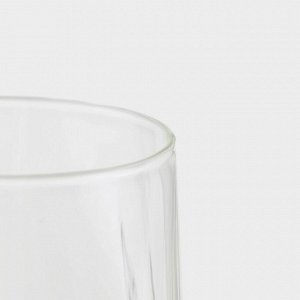 Банка для сыпучих продуктов Magistro «Эко. Трапеция», 550 мл, 8.5*12.5 см, с бамбуковой крышкой, стекло