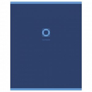 Тетрадь предметная 48л. BG "Monocolor. Element" - География, ламинация soft-touch, выб. лак, 70г/м2