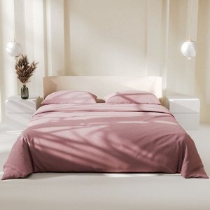 Постельное бельё Этель Евро Crystal rose 200х215, 220х240, 50х70-2 шт, 100% хлопок, поплин 125г/м2