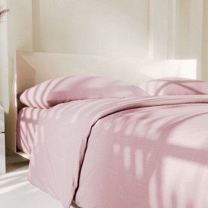 Постельное бельё Этель Евро Crystal rose 200х215, 220х240, 50х70-2 шт, 100% хлопок, поплин 125г/м2