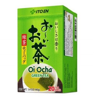 ITOEN OI Ocha Чай, Классический пакетированный зеленый чай, 20 пак., 40 гр, 1*20 шт. Арт-06479