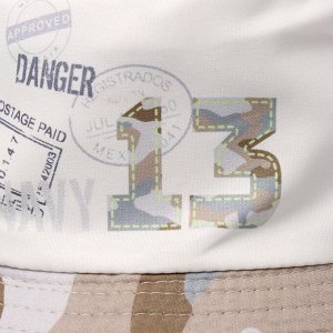 Панама детская Danger, белая, р-р 54