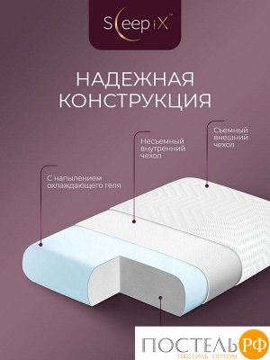Подушки Sleep iX ТАХАРА КЛАССИК КУЛ, Анатомическая, 41х60 (Эргономичная)