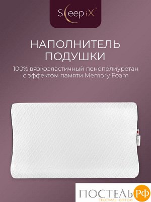 Подушки Sleep iX ДЖУН ЭРГО КУЛ, Анатомическая, 42х67 (Эргономичная)