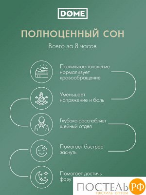 Подушки Dome ТИСТЕД КЛАССИК, Анатомическая, 34х50 (Эргономичная)