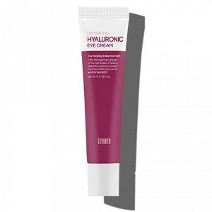 TENZERO Крем вокруг глаз с Гиалуроновой кислотой HYDRATING HYALURONIC EYE CREAM 2X, Ю. Корея, 40 г
