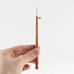 Крючок люневильский, со сменными иглами №0.7/0.9/1.2 мм, МИКС