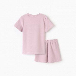 Пижама детская KAFTAN Love 32 (110-116), лиловый