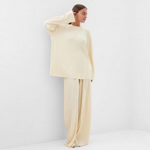 Костюм женский (блуза, брюки) MIST Classic collection, бежевый