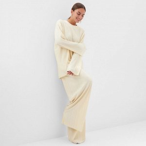 Костюм женский (блуза, брюки) MIST Classic collection, бежевый