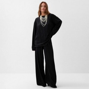 Костюм женский (блуза и брюки) MIST Classic collection, черный