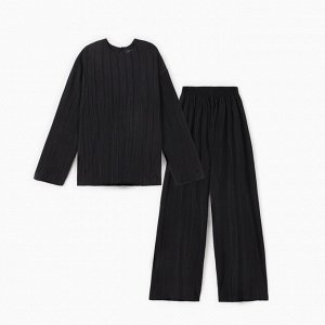Костюм женский (блуза и брюки) MIST Classic collection, черный