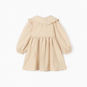 Платье для девочки из фланели KAFTAN размер, бежевый