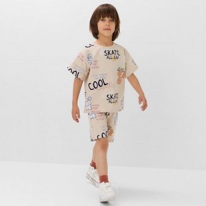 Костюм детский (футболка, шорты) KAFTAN "Graffiti", 30 (98-104 см)
