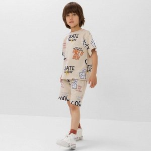 Костюм детский (футболка, шорты) KAFTAN "Graffiti", 30 (98-104 см)