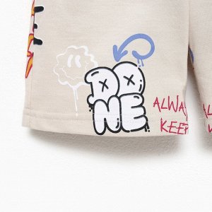 Костюм детский (футболка, шорты) KAFTAN Graffiti 30 (98-104 см)