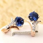 Серьги позолота  H01-3888/1