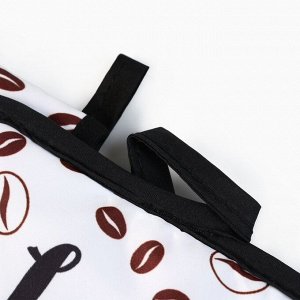 Кухонный набор Доляна "Coffee", прихватка 17х17 см, варежка 26х16 см, 100% п/э