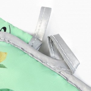 Кухонный набор Доляна Lemon, прихватка 17*17 см, рукавица 26*16 см,100% п/э