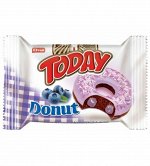 Пончик с черничным кремом Elvan TODAY Donut / Тудей Донат со вкусом черники