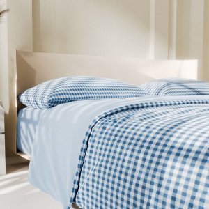 Постельное бельё Этель евро Blue cage 200х215 см,225х240 см,50х70± 3 см - 2 шт, новосатин