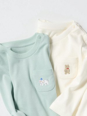 UNIQLO - детская кофта с вышивкой на внешнем кармане