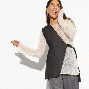 Жилет асимметричного кроя, Стильное повышение (elegant)