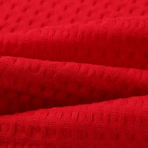 Набор подарочный Доляна From Santa: бордовый, полотенце 35*60 см, хлопок 100%, ваф 220 г/м*