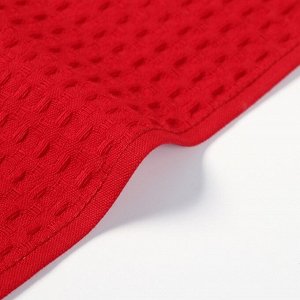 Набор подарочный Доляна From Santa: бордовый, полотенце 35*60 см, хлопок 100%, ваф 220 г/м*