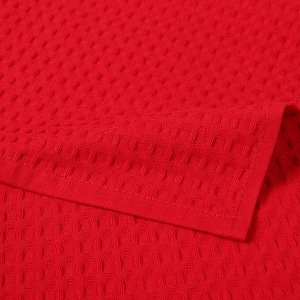 Набор подарочный Доляна From Santa: бордовый, полотенце 35*60 см, хлопок 100%, ваф 220 г/м*