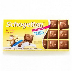 Шоколад Schogetten Альпийская молочная 100г 4000607850004