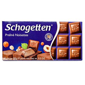 Шоколад SCHOGETTEN Praline Noisettes 100 г 1/15